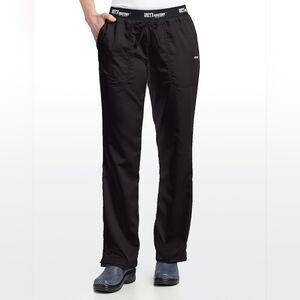 Grey's Anatomy Active By Barco Black Scub Pants In 4XL